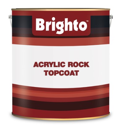 Brighto Acrylic Rock Topcoat Exterior Paint – Tough Protective Stone Effect Finish for High Durability Weatherproof Walls